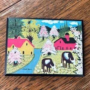 Maud Lewis Wall Hanging 6.5”x5”